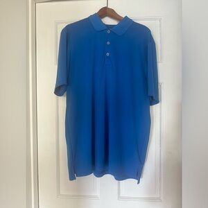 Men's Adidas Blue Polo Golf Shirt, Size L